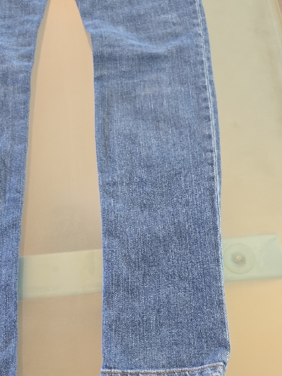 Roxy Light Blue Denim Jeans with Leather Logo Patch - Picture 5 of 12